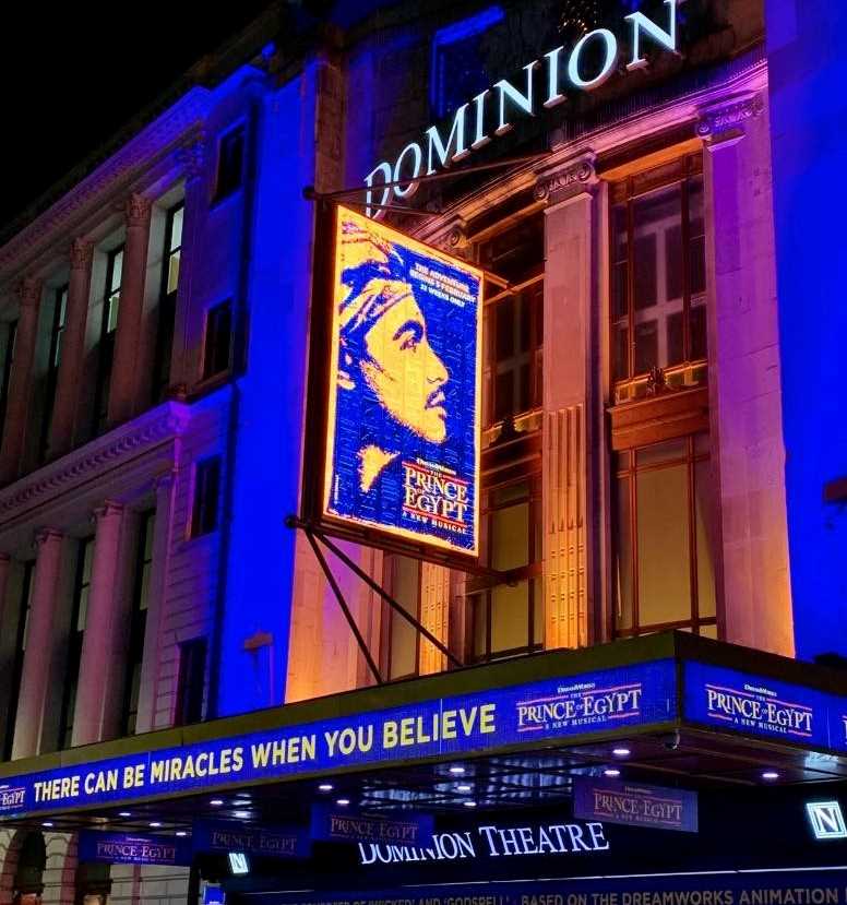 Dominion Theatre London UK Prince of Egypt