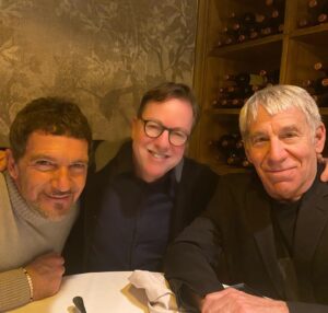 Actor Antonio Banderas, co-book writer Gordon Greenberg, and composer-lyricist Stephen Schwartz